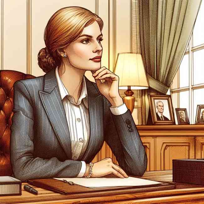 business woman looking for Minorfinancekeyword