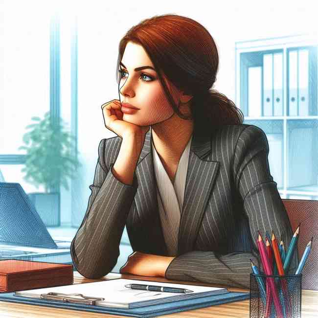 business woman looking for Minorfinancekeyword