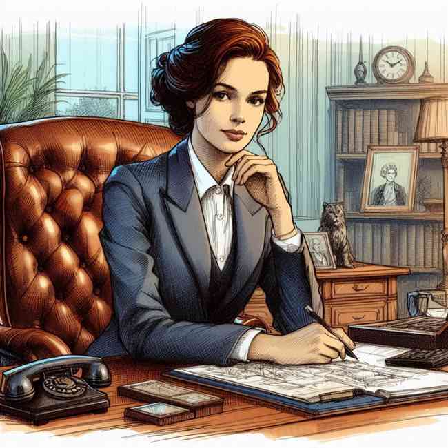 business woman looking for Minorfinancekeyword