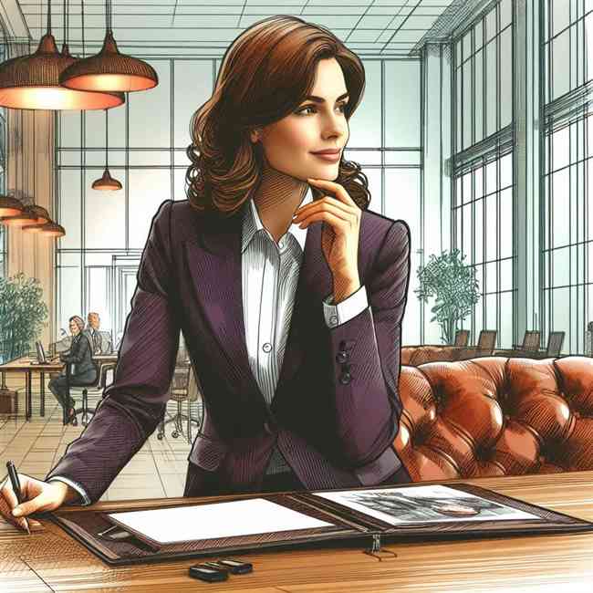 business woman looking for Minorfinancekeyword