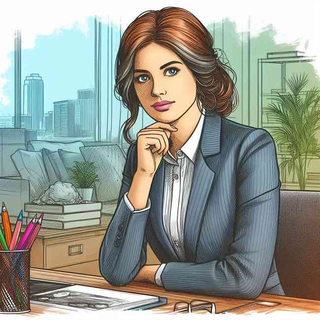 business woman looking for Minorfinancekeyword