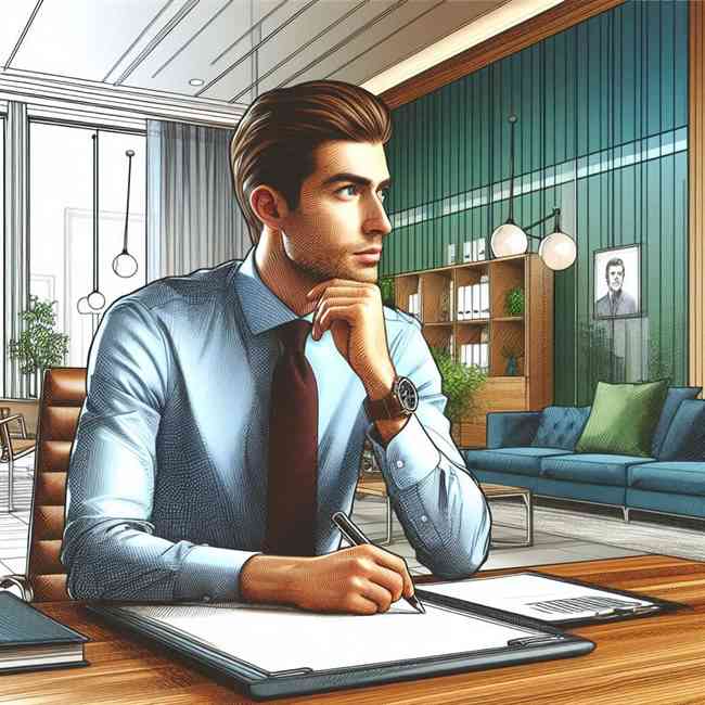 businessman looking for Majorfinancekeyword