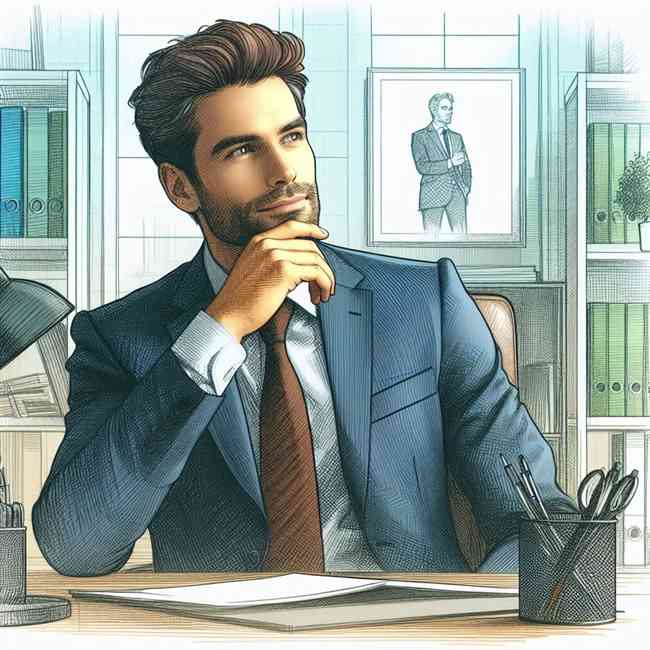 businessman looking for Majorfinancekeyword