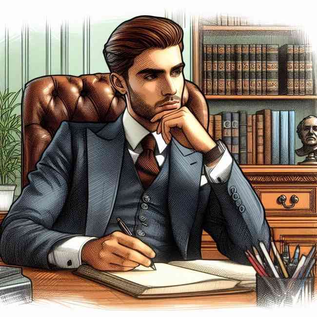 businessman looking for Majorfinancekeyword