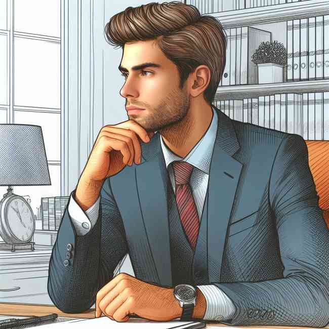 businessman looking for Majorfinancekeyword