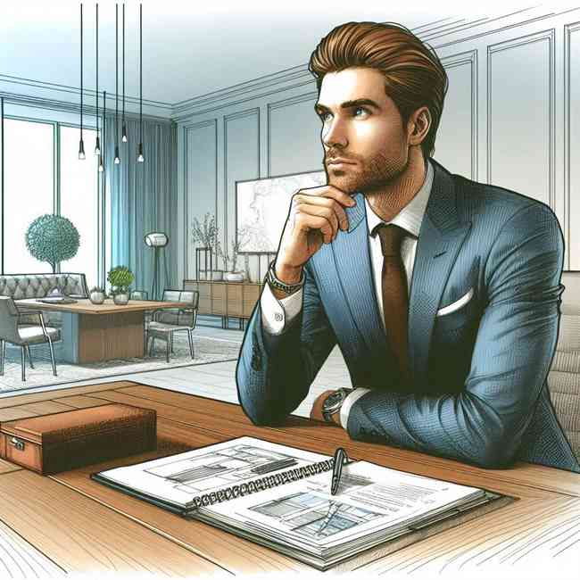 businessman looking for Majorfinancekeyword