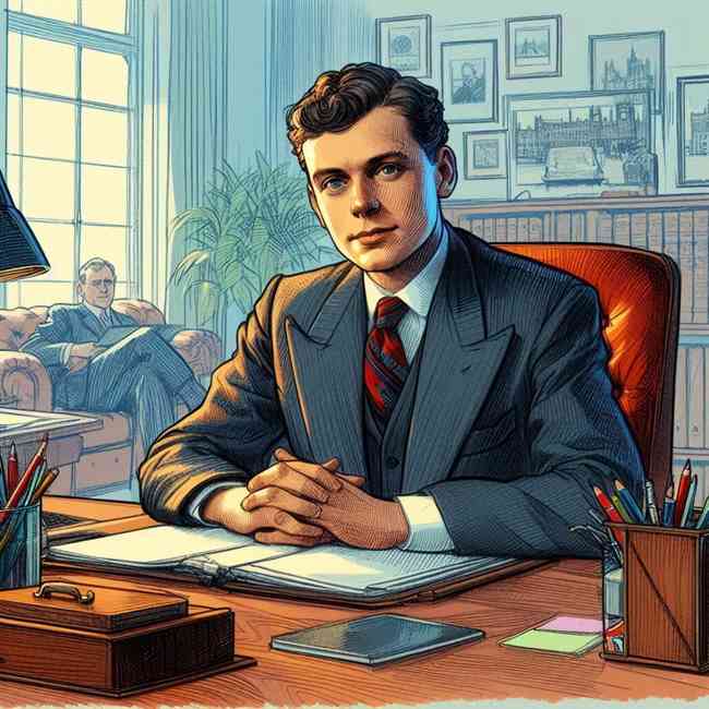 businessman looking for Majorfinancekeyword