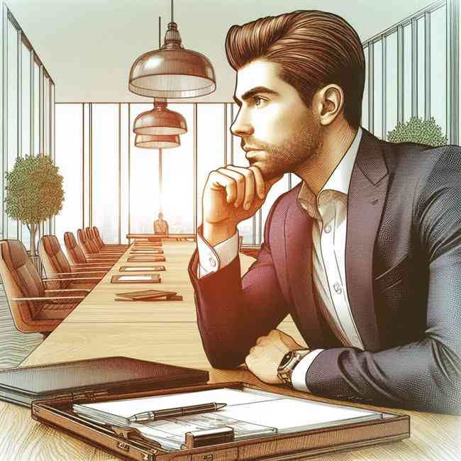 businessman looking for Majorfinancekeyword