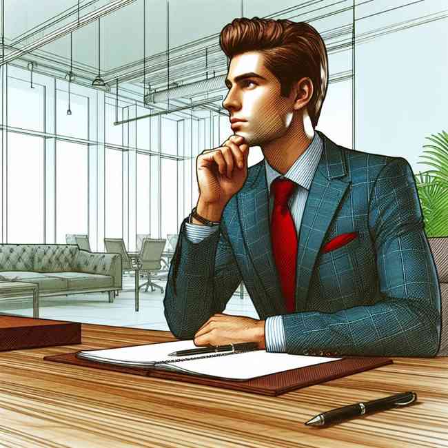 businessman looking for Majorfinancekeyword